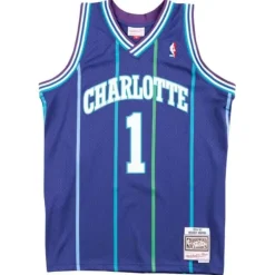 Swingman Jersey Charlotte Hornets Alternate 1994-95 Muggsy Bogues