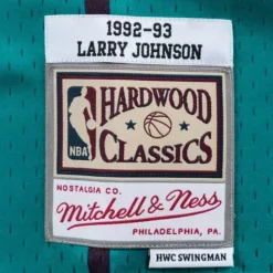 Swingman Jersey Charlotte Hornets Road 1992-93 Larry Johnson