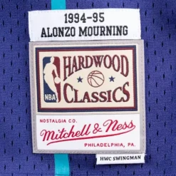 Swingman Jersey Charlotte Hornets Alternate 1994-95 Alonzo Mourning