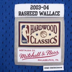 Swingman Jersey Detroit Pistons 2003-04 Rasheed Wallace