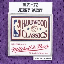 Swingman Jersey Los Angeles Lakers 1971-72 Jerry West