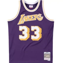 Swingman Jersey Los Angeles Lakers Away 1983-84 Kareem Abdul-Jabbar