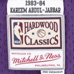 Swingman Jersey Los Angeles Lakers Away 1983-84 Kareem Abdul-Jabbar