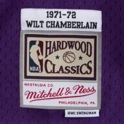 Swingman Jersey Los Angeles Lakers 1971-72 Wilt Chamberlain