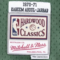 Swingman Jersey Milwaukee Bucks Away 1970-71 Kareem Abdul-Jabbar