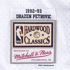 Swingman Jersey New Jersey Nets 1992-93 Drazen Petrovic