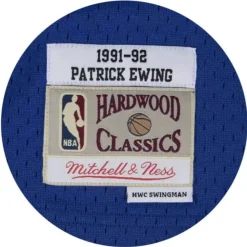 Swingman Jersey New York Knicks Road 1991-92 Patrick Ewing