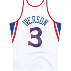 Swingman Jersey Philadelphia 76Ers Home 1996-97 Allen Iverson