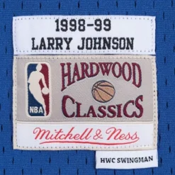 Swingman Larry Johnson New York Knicks Road 1998-99 Jersey