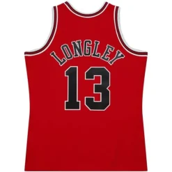 Swingman Luc Longley Chicago Bulls Road 1997-98 Jersey