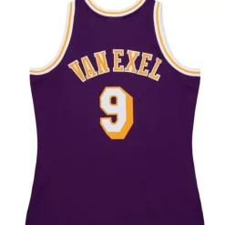 Swingman Nick Van Exel Los Angeles Lakers Road 1996-97 Jersey