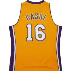 Swingman Pau Gasol Los Angeles Lakers Gold 2009-10 Jersey