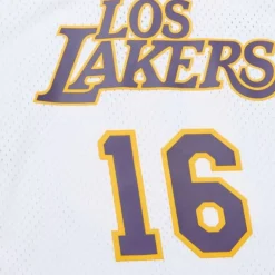 Swingman Pau Gasol Los Angeles Lakers White Los Lakers 2008 Jersey