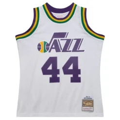 Swingman Pete Maravich New Orleans Jazz White 1974-75 Jersey