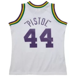 Swingman Pete Maravich New Orleans Jazz White 1974-75 Jersey
