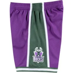 Swingman Shorts Milwaukee Bucks Road 2000-01