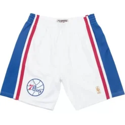 Swingman Shorts Philadelphia 76Ers Home 1996-97