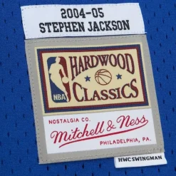 Swingman Stephen Jackson Indiana Pacers Blue Hwc 2004-05 Jersey