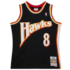 Swingman Steve Smith Atlanta Hawks Dark 1994-95 Jersey