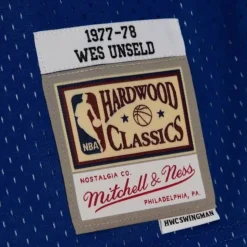 Swingman Wes Unseld Washington Bullets 1977-78 Jersey