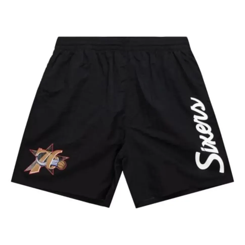 Team Essentials Nylon Shorts Philadelphia 76Ers