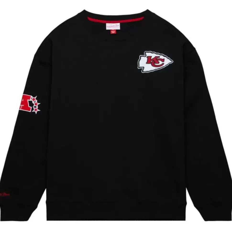 Team First Satin Fleece Crew Kansas City Chiefs