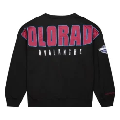Team First Satin Fleece Crew Current Logo Colorado Avalanche
