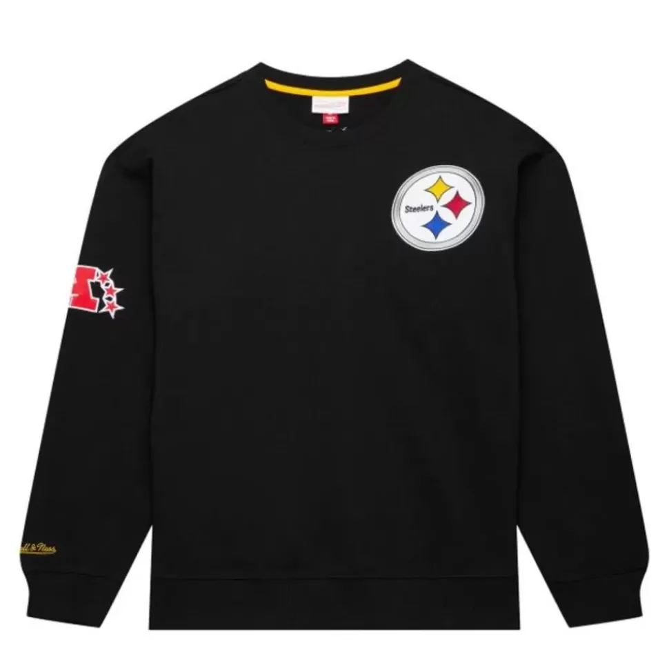 Team First Satin Fleece Crew Pittsburgh Steelers
