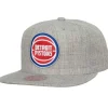 Team Heather 2.0 Snapback Detroit Pistons