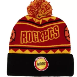 Team Isle Pom Beanie Hwc Houston Rockets