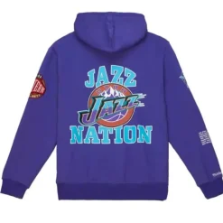Team Origins Fleece Hoody Utah Jazz