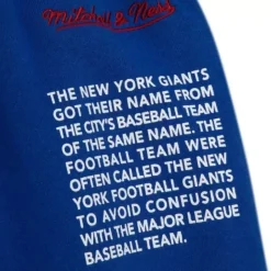 Team Origins Fleece Short New York Giants
