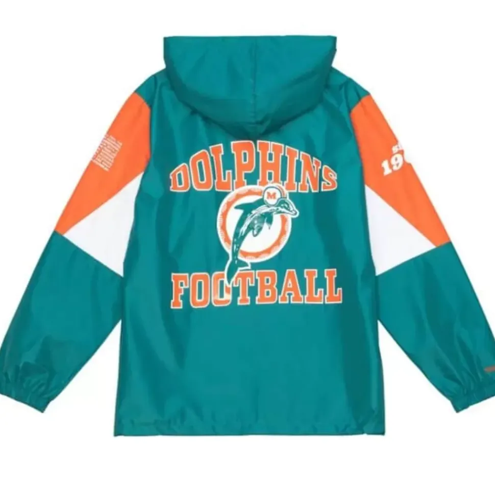Team Origins Pullover Anorak Miami Dolphins