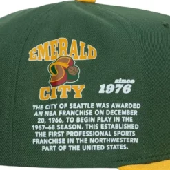 Team Origins Snapback Hwc Seattle Supersonics