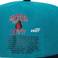 Team Origins Snapback Hwc Detroit Pistons