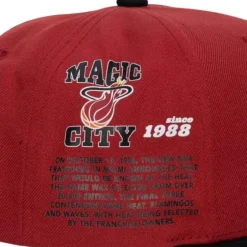Team Origins Snapback Hwc Miami Heat