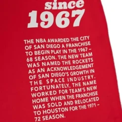 Team Origins S/S Top Houston Rockets