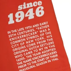 Team Origins S/S Top New York Knicks