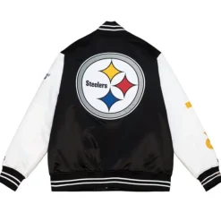 Team Origins Varsity Satin Jacket Pittsburgh Steelers