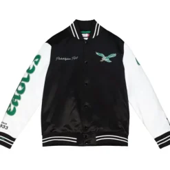 Team Origins Varsity Satin Jacket Philadelphia Eagles