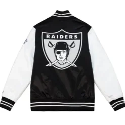 Team Origins Varsity Satin Jacket Oakland Raiders