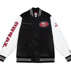 Team Origins Varsity Satin Jacket San Francisco 49Ers