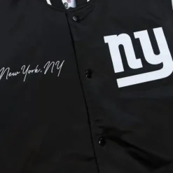 Team Origins Varsity Satin Jacket New York Giants