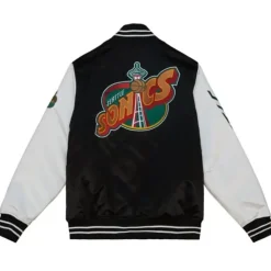 Team Origins Varsity Satin Jacket Seattle Supersonics
