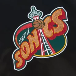Team Origins Varsity Satin Jacket Seattle Supersonics