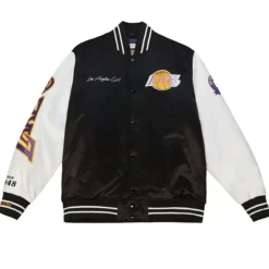Team Origins Varsity Satin Jacket Los Angeles Lakers