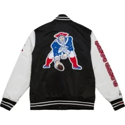 Team Origins Varsity Satin Jacket New England Patriots
