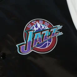 Team Origins Varsity Satin Jacket Utah Jazz