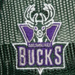 Team Seal Trucker Snapback Hwc Milwaukee Bucks