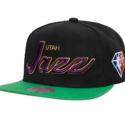 75Th Anniversary Gold Snapback Utah Jazz
